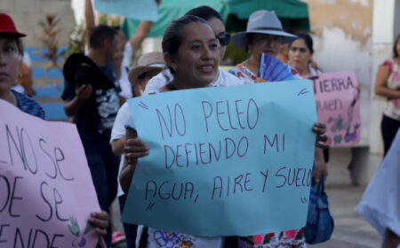 Protesta en Ixil, 2023. Foto de Lilia Balam.