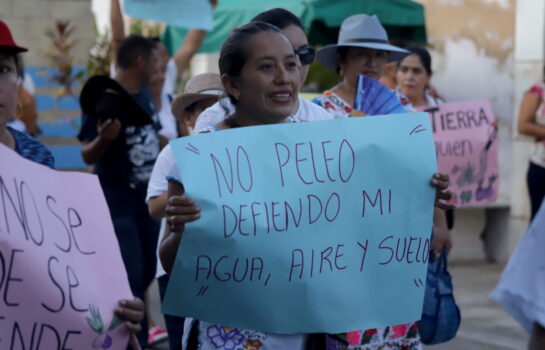 Protesta en Ixil, 2023. Foto de Lilia Balam.